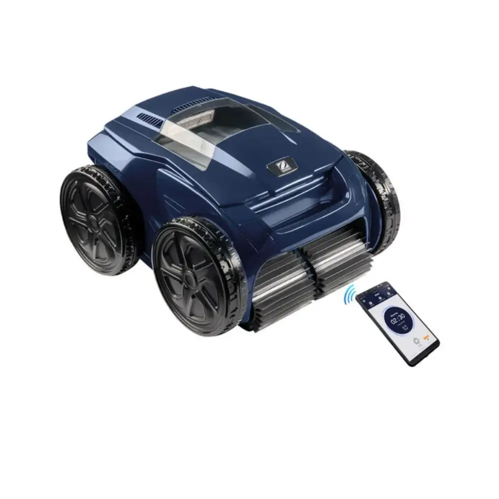 Zodiac Alpha Poolrobot R6700 iQ med cyklonal aspiration i djupblå design